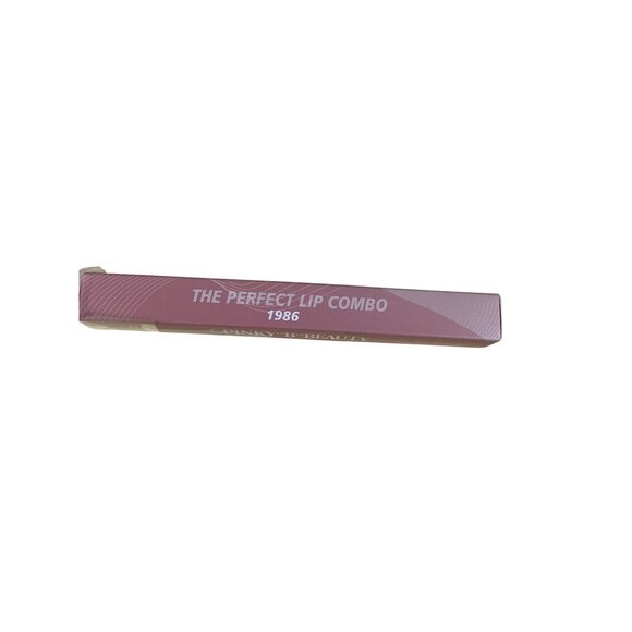 Pinky B Beauty The Perfect Lip Combo 1986 Dual-Ended Matte & Gloss Lipstick New - Picture 3 of 5